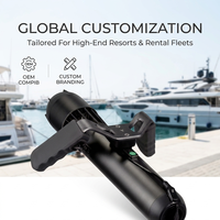 Fournisseur Vérifié : Scooter Sous-Marin Cylindrique Hydrodynamique TwinGrip, Propulseur Submersible pour Yacht