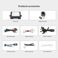 Système de régulateur de vitesse EASYGUARD compatible avec certains modèles de Toyota Corolla Yaris 13-18, système de contrôle de vitesse de voiture, limiteur de vitesse de voiture