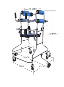 Paralysie cérébrale hémiplégie patients rééducation formation <span class=keywords><strong>roue</strong></span> marche aide marcheurs <span class=keywords><strong>pour</strong></span> adultes - Product Image 4