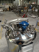 Agitateur de liquide antidéflagrant 50L 100L 200L en acier inoxydable 316, petit mélangeur pneumatique antidéflagrant, cuve de mélange de parfum