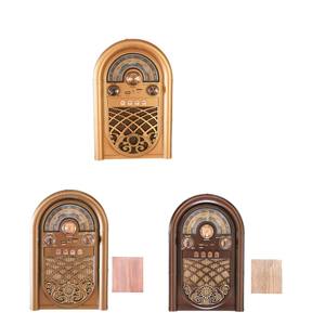 Factory Retro Multi Band Radio R1950BT 5000mAh FM AM SW 0-5W USB TF Card Golden Arch Design for Home Decor Outdoor Use - Product Image 6