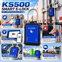 Kunci Kontainer GPS Grosir KS500 Pelacak Segel Elektronik untuk Pengirim Barang, Operator Armada, Distributor, Pasokan Massal