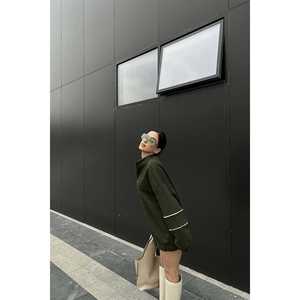 Sudadera básica estampada color caqui Eyyo para mujer, sudaderas con capucha y sudaderas para mujer - Product Image 1