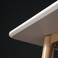YWJ Yaweijia Bureau Longue Table Basse Blanc Rectangle Table Petit Déjeuner bar Table Cuisine