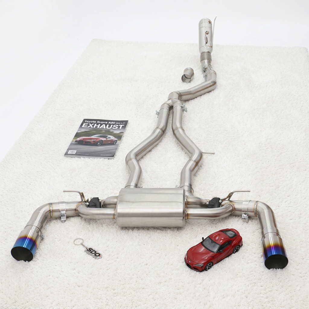 VantaFlow Full Exhaust for Toyota Supra A90 MK5 3.0T 2019-2026 Stainless Steel Muffler with Straight Downpipe