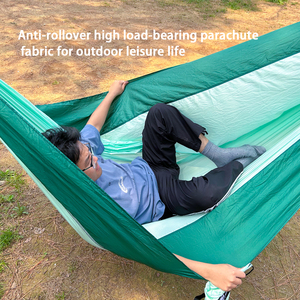 Hamac de camping en plein air avec <span class=keywords><strong>moustiquaire</strong></span>, hamac portable ultra léger en nylon pour 2 personnes, idéal pour la randonnée, le trekking et la plage - Product Image 5