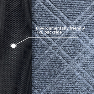 Geprägte Jacquard-Rippen-Oberfläche Innen-Türmatten für Hauseingang Fußmatte Türmatte Außen-Fußabtreter mit TPE-Rückseite - Product Image 2