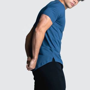 Camiseta en blanco de manga corta Unisex de alta calidad, nuevo diseño, Color azul liso, Jersey transpirable con abertura lateral, FifoSports Pakistán - Product Image 2