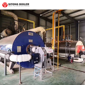 หม้อไอน้ำอุตสาหกรรมแบบแนวนอน ความดันต่ำ ใช้เชื้อเพลิงคู่ น้ำมันดีเซลและแก๊ส สำหรับบิทูเมน 3 เมกะวัตต์ 4 เมกะกิโลแคลอรี - Product Image 2