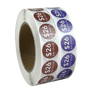 Logotipo personalizado privado Circular Adesivos Fabricante impermeável impresso logotipo personalizado etiqueta adesivos rolo - Product Image 5