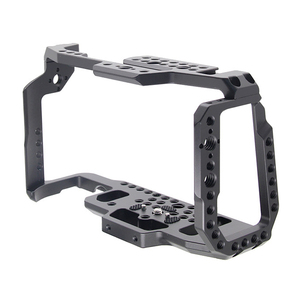 โครงกล้องวิดีโอสำหรับแบล็คมาจิก4K/<span class=keywords><strong>6K</strong></span> ตัวทำให้อุปกรณ์ยึดสำหรับถ่ายทำวิดีโอโครงอลูมิเนียมอัลลอยด์ - Product Image 1