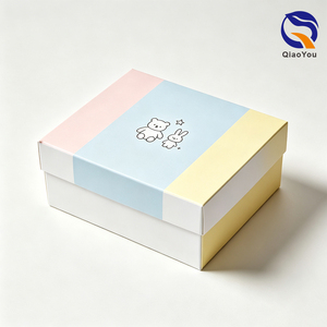 Coffret Cadeau Bébé Écologique en Coton Doublé, Vente Directe Usine, pour Baptême, Douche <span class=keywords><strong>de</strong></span> Naissance, Panier Cadeau - Product Image 2