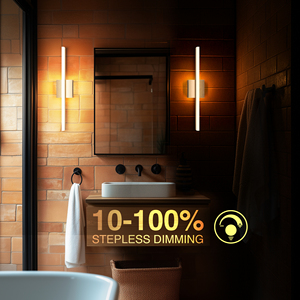 Fast Delivery Modern Bathroom Mirror <b>Light</b> 5CCT Selectable Dimmable Wall <b>Light</b> Fixture Damp Rated for Bathroom - Product Image 4