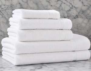 Serviettes blanches en tissu éponge, serviettes de bain blanches, couleur unie, rectangulaires, luxe, usage hôtelier, toutes saisons, écologiques, lavables en machine, pour adultes - Product Image 1
