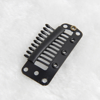 Clips de Acero Inoxidable Tipo I de Alta Calidad, 10 Dientes, 3.8cm, para Pelucas y Extensiones de Cabello, Uso Comercial