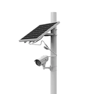 Sistema de energía solar para CCTV 30W Mono Panel solar 30Ah Sistema de energía solar para sistema de 80W Cámara de panel solar