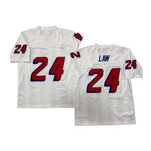 Maillot <span class=keywords><strong>de</strong></span> rugby vintage pour homme, style cousu, Bledsoe <span class=keywords><strong>Tom</strong></span> Brady Ty Law Curtis Martin Rodney Harrison Tedy Bruschi S - 3XL - Product Image 3