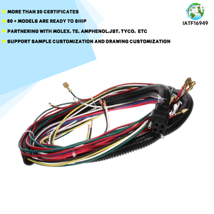 Arnés de cableado ATL personalizado 80831 y otros para quitanieves, 2 conectores, 120 pulgadas, calibre 16, para terminales de anillo Meyer, cables de corte recto - Product Image 4