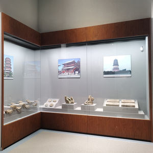 2025 produzione di vetrina espositiva personalizzata in acciaio alluminio in vetro montata a parete per l'esposizione del museo - Product Image 3