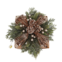Articles de Noël en promotion : Nouvelle boîte décorative en rotin de haute qualité avec ensemble lumineux pour la décoration de Noël à domicile (Fournisseur)