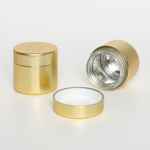 Tùy Chỉnh 2Oz 3Oz Rộng Miệng Trẻ Em Chịu Mài Mòn Lọ Thủy Tinh Mạ Kẽm Vàng Nắp Vàng Kết Thúc Cho Thuốc Lưu Trữ Bao Bì Giải Pháp - Product Image 2