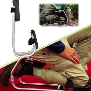 Siège de jardin portable et léger en acier inoxydable <span class=keywords><strong>avec</strong></span> coussin et repose-jambes - Product Image 6