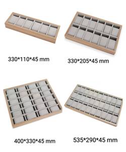 Sẵn sàng để tàu tổ chức Lưu trữ sang trọng đồng hồ vòng đeo tay trường hợp hộp gỗ xem trường hợp hiển thị - Product Image 6