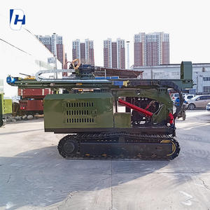 Fotovoltaïsche Snelweg Vangrail Heioplossing: 360 ° Roterende Rupsdragende Hydraulische Hamer Hydraulische Zonne-Heimachine - Product Image 5