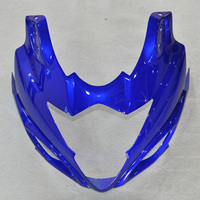 Carénage en plastique ABS XF-4088-02 pour moto GSX650F 2008-2013, kit peint bleu et blanc avec trous pré-percés