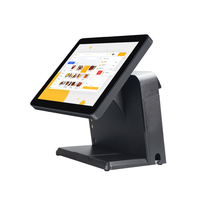 Monitor de Pantalla Táctil Personalizado de 15 Pulgadas, PC Todo en Uno, Sistemas POS Modelo Q8, Compatible con Windows/Android, Resolución 1366x768, CE/FCC