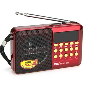 JOC H011UR راديو صغير مع منفذ USB/TF بطاقات فتحة