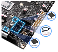 Routeur souple industriel Changwang AMD-8845HS, carte mère Mini-ITX pour PC, NAS 'Monster Board' avec 4 ports LAN 2.5G et stockage 9 baies