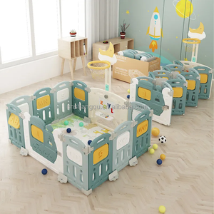 Vsun Montessori per bambini box per bambini cancello di sicurezza per bambini recinzione per bambini gioco giocattolo 18 pannelli Sport box per neonati e bambini piccoli - Product Image 2