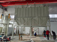 Broyeur modulaire HGM à absorption des chocs pour l'usine de traitement de la poudre de feldspath et de quartz OEM