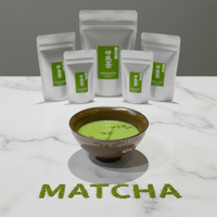 Poudre de thé vert matcha de qualité cérémonielle 1 kg Matcha du Guizhou avec sacs personnalisés