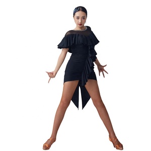 Vestido de Práctica de Baile Latino LP-2002, Nuevo Estándar Nacional, Vestido de Baile de Cha-cha y Bullfight Personalizado para Mujer Adulta en Venta - Product Image 3