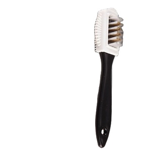 2021 Top Bền Màu Đen S-Hình Dạng Khởi Động Giày Sạch Hơn 3-Bên Da Lộn Giày Cao Su Làm Sạch Bàn Chải Cho Giày Làm Sạch - Product Image 1