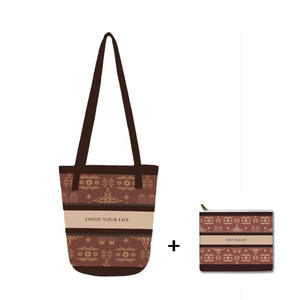 Sac <span class=keywords><strong>en</strong></span> toile ethnique pour femme, grande capacité, sac à main pour courts séjours, sac à bandoulière pour étudiant, sac fourre-tout pour les trajets quotidiens - Product Image 3