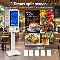 Kiosque de paiement en libre-service de 21,5 pouces avec écran tactile, terminal de point de vente, caméra, imprimante thermique de 80 mm, scanner QR pour la vente au détail et les restaurants