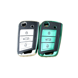 VW Golf 7 MK7 Tiguan MK2 morbida TPU custodia chiave auto <span class=keywords><strong>accessori</strong></span> protettore <span class=keywords><strong>per</strong></span> sedile Ateca Leon FR 2 Ibiza <span class=keywords><strong>Skoda</strong></span> <span class=keywords><strong>Octavia</strong></span> A7 - Product Image 1