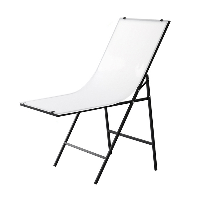 Portable Metal Photography Photo Studio Folding 60*100cm Shooting Table With PVC Backdrop for Still Life Product Shooting
