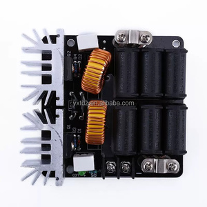 โมดูลทำความร้อนแบบเหนี่ยวนำแรงดันต่ำ 1000W 20A ZVS พร้อมไดรเวอร์ฟลายแบค คอยล์ปล่อยประจุเทสลา บอร์ดทำความร้อน - Product Image 4