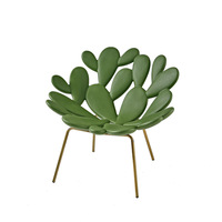 Fauteuil d'appoint design Cactus Petal, fauteuil lounge moderne rembourré pour hall d'hôtel, réception, salon, chambre à coucher