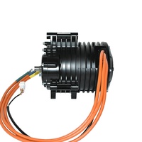 Moteur central 3KW QS138 70H V3 en aluminium pour VTT, moto tout-terrain, refroidi par air, sans balais, 72V 3000W PMSM