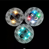 Nouvel autocollant Led pour bouteille de vin Eva, sous-verre lumineux, autocollant lumineux pour bouteille, sous-verre Led