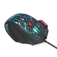 Ensemble clavier et souris rétroéclairés RVB arc-en-ciel, combo de jeu LED, 104 touches, clavier filaire USB, souris de jeu pour PC Gamer