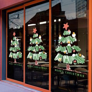 Pegatinas Navideñas de PVC al por Mayor, Decoración Reutilizable para Puertas y Ventanas de Vidrio, para Exhibición en Centros Comerciales y Árboles de Navidad - Product Image 4
