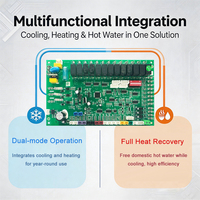 Placa de Control de Bomba de Calor Comercial de Doble Compresor, Controlador de PCB para Bomba de Calor/Enfriador