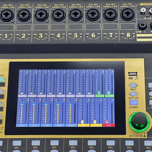 Console de mixage audio numérique X16 16 canaux avec télécommande multi-appareils à écran tactile pour système audio - Product Image 3