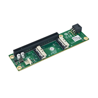 Câble Riser PCIe Gen5 X16 Double MCIO pour Serveurs - Accessoires Informatiques Industriels Supportant l'Extension GPU PCIe X4/X8/X16